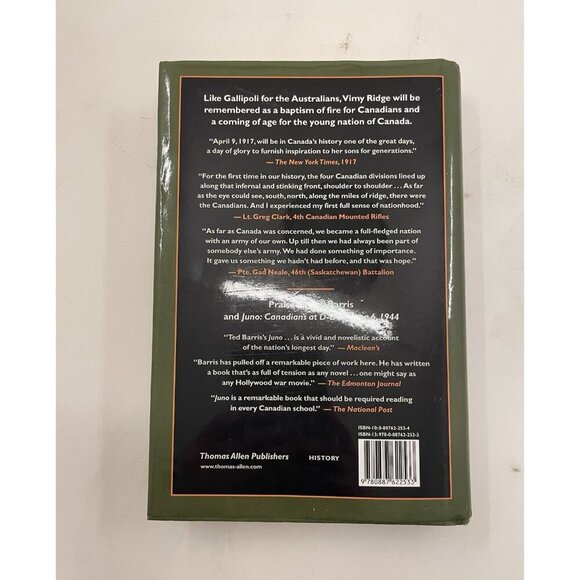 Victory at Vimy by Ted Barris – G+ Canadian WWI History Paperback Book - Picture 4 of 4